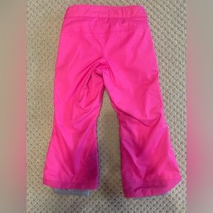 Girls ski/snow pants ez grow option.